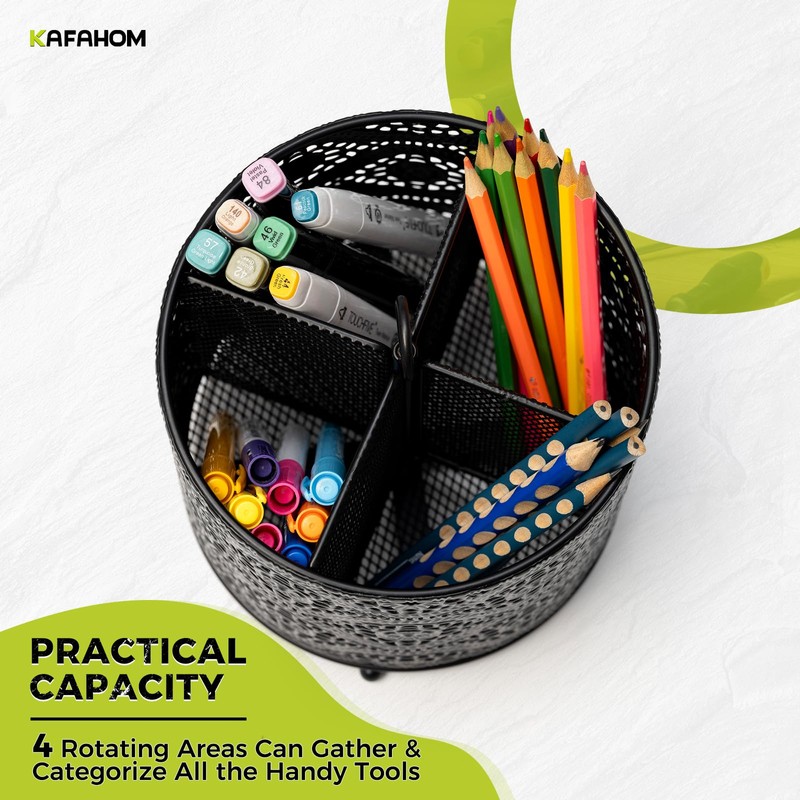 KAFAHOM Bucket Tool Organizer, Heavy Duty Metal Bucket Tool Caddy,