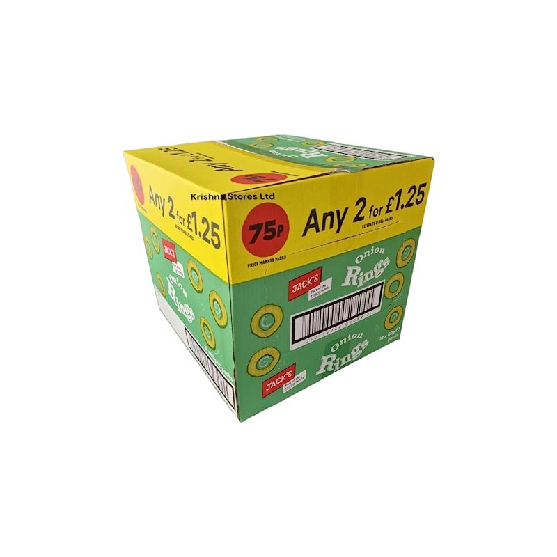 Jack's Onion Rings 18 bags - 60g each Exclusively sold