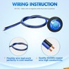 Nilight 10 PCS 3/4 Inch Round LED Clearance Light Front