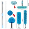 Hicavar 20 Foot High Ceiling Fan Duster with 5-12 Foot