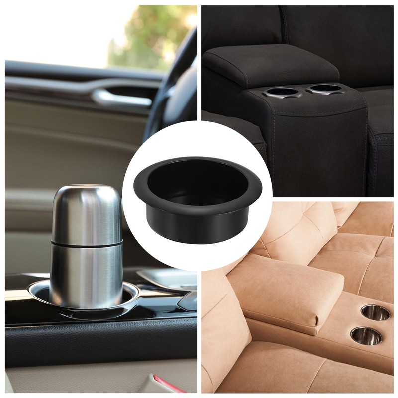uxcell 4 Pcs Plastic Drop-in Cup, 1.38" x 4.25" Drink