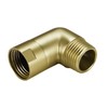 Solid Brass Shower Elbow Adapter for Shower Head, 90 Degree