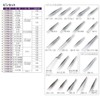 KFI Tweezers K-1 AA Titanium /1-9749-32
