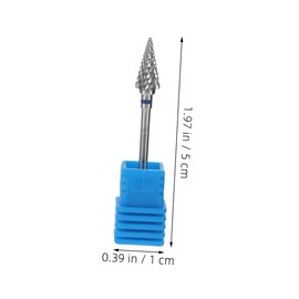 Outanaya Multifunctional Nail Tool Kit 2pcs Tungsten Steel Grinding and Cuticle Drill Bits for Nail Care