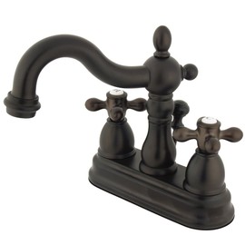 Elements of Design New Orleans EB1605AX Centerset Lavatory Faucet with Retail Pop-Up, 4-Inch, Oil Rubbed Bronze