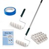 Mister Rui 9 Inch Paint Roller, Microfiber Roller Covers with