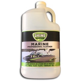 Shine Doctor Marine Boat Cleaner 128 oz.(Gallon Refill) Cleans Interior & Exterior with UV Protection! Vinyl - Metal - Glass - Plastic - Fiberglass - Gelcoat