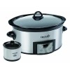 Crock-Pot 6-Quart Countdown Programmable Oval Slow Cooker with Dipper