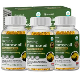 Eco Best Gamma Linolenic Acid Evening Primrose Oil Women GLA 300 Capsules 3 Boxes 15 Months Supply / 감마리놀렌산 달맞이꽃종자유 여성 GLA 300캡슐 3박스 15개월분