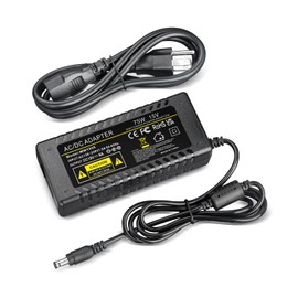 HPMN 15V 5A Power Supply Adapter Replacement Cord for Photo Studio Ring Light NW-150480D2 AC/DC Adapter AC 100-240V to DC 4.8A 4A Compatible with Neewer 14 Inches and 18 Inches Ring Light