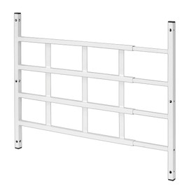 Segal S 4764 Fixed Window Guard – Adjustable Child Safety Window Guard Prevents Accidental Falls, Tamper Resistant Screws Included, Non-Egress, White, 23-1/2 to 38 In. W x 21-1/4 In. H (Single Pack)