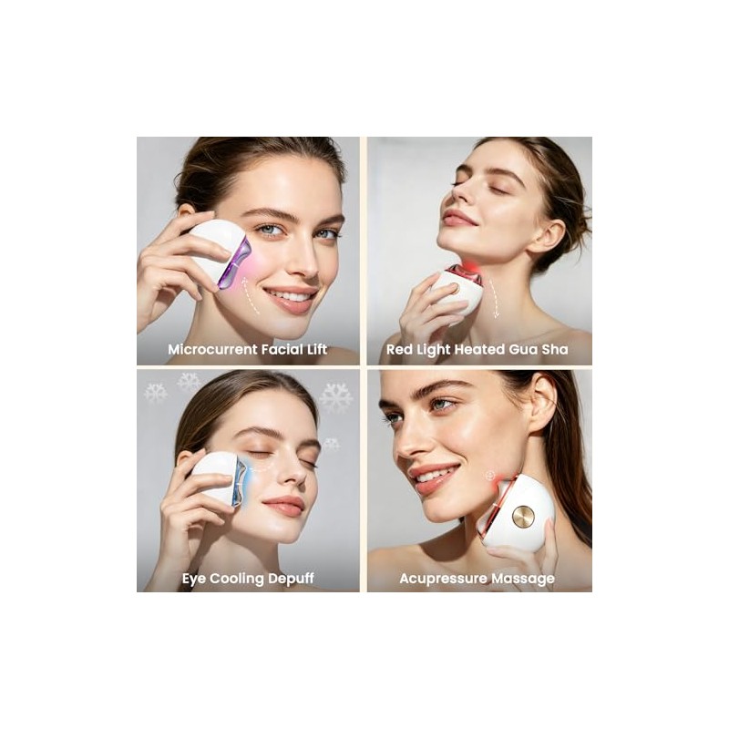 Electric Gua Sha Facial Neck Sculpting Tool for Skincare Routine,