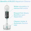 IRUZIO 2‑in‑1 Aquarium Gravel Cleaner Vacuum, Medium— Air‑Pump‑Driven, Near‑Zero Water Loss,