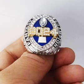 Fantasy Football Championship Ring 2024 Award Prize Sports Winner FFL Champion Ring (Size 12)