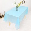 RCFFDL 3 Pack Blue Disposable Tablecloth, 54" x 108" Baby