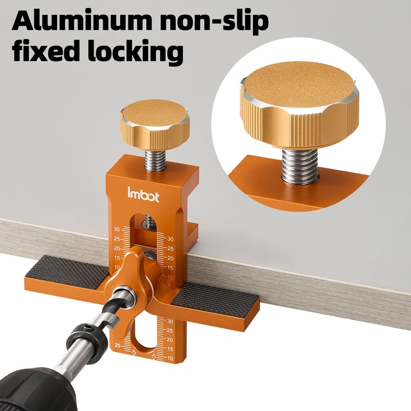 Imbot Cabinet Door Mounting Jig &With Base 3-In-1 Cabinet Door