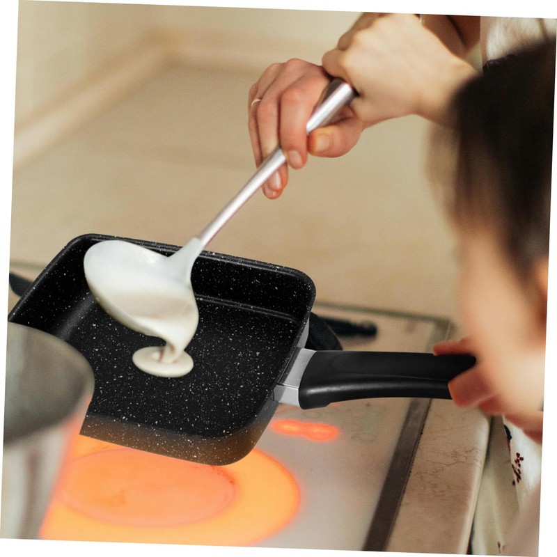 Alipis Japanese Oyakodon Pan Non Stick Skillet with Thick Bottom