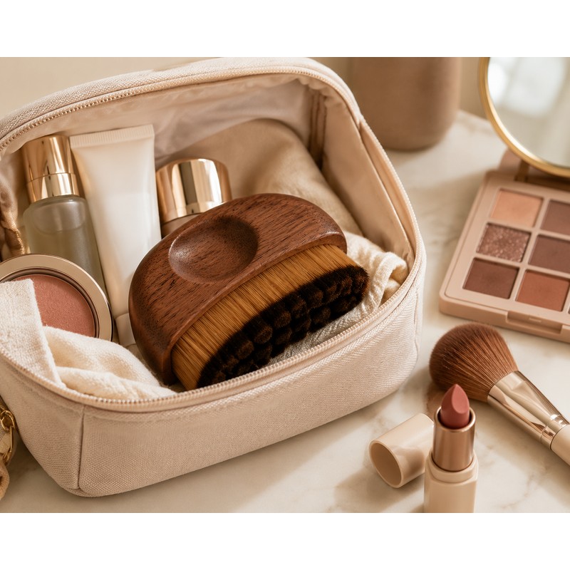 V-Face Brush for Facial Lifting Cleansing & Massage – Natural