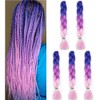 Ombre Braiding Hair Extension Synethtic Fiber African Twist Braids Hair