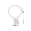 BUGUUYO 6pcs Retractable Traffic Cone Bar Connectors Flexible Rings for