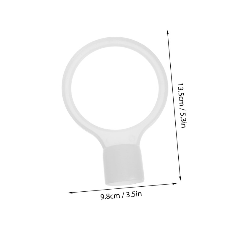 BUGUUYO 6pcs Retractable Traffic Cone Bar Connectors Flexible Rings for