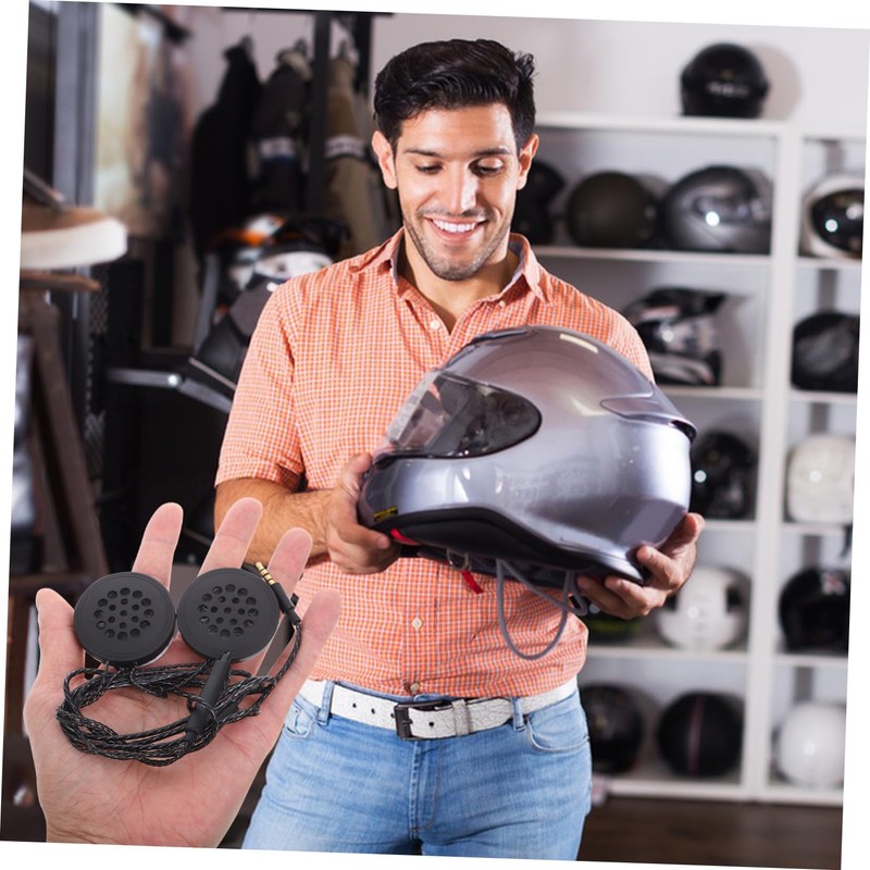 COHEALI Ergonomic Motorcycle Headset with Voice Control High Fidelity Audio