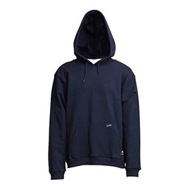LAPCO SWHFR14NY- LAR Flame Resistant Hooded SweatShirt, Navy, Large