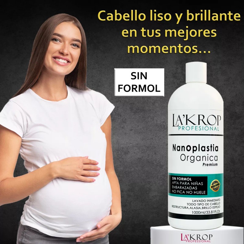 LaKrop Professional Nanoplastia 100% Orgánica Sin Formol No Pica No