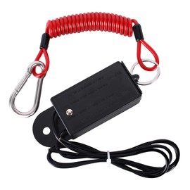 OminEco OminEco Trailer Breakaway Switch with 4 Feet Coiled Cable, Electric Brake Switch Used for RV Towing Trailer