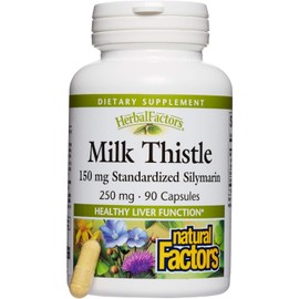 Natural Factors Milk Thistle Extract 250 Mg, 90 CT