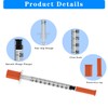U-100 Disposable Syringes with Needle – 1ml/cc 30G 5/16" (8mm),