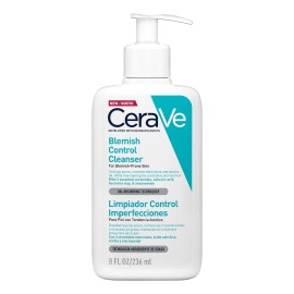 Limpiador Cerave Control Imperfecciones Piel Tendencia Acnéica Todas Edades Dia Noche 236ml Skin Care