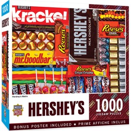 MasterPieces 1000 Piece Jigsaw Puzzle for Adults, Family, Or Youth - Hershey's Matrix - 19.25"x26.75".