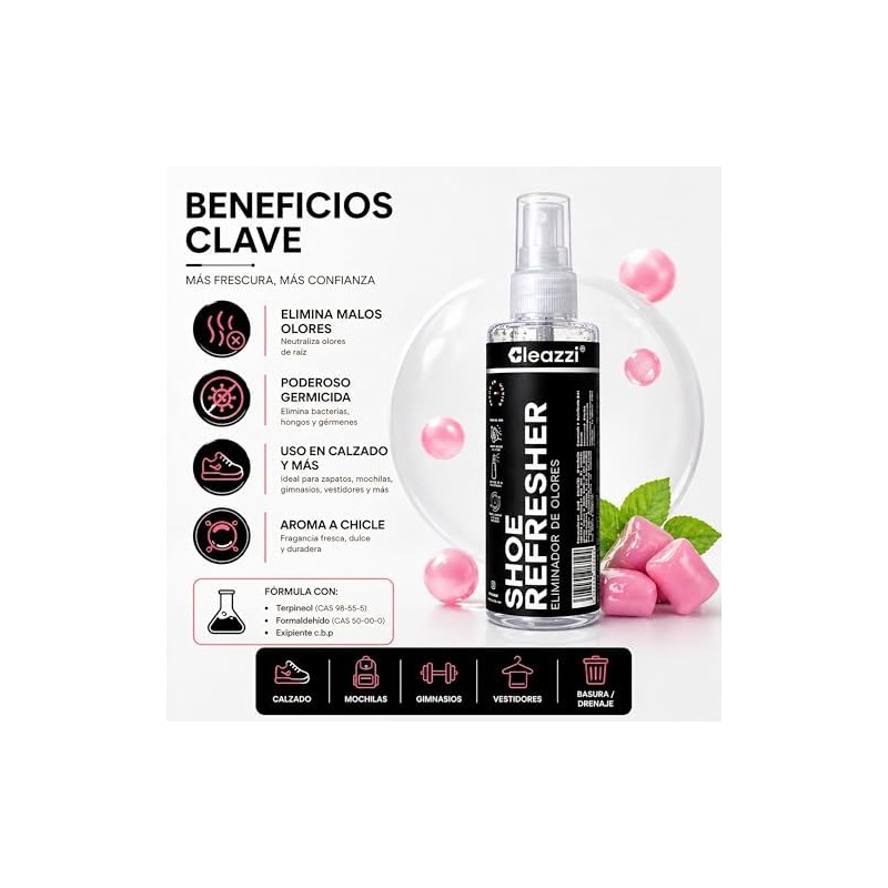 Desodorante para Zapatos 118ml Elimina y Neutraliza los Malos Olores