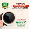 Sollo Detox Infused Ground Coffee Blend, Healthy Body Support, Dark
