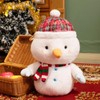 25cm Christmas Snowman Plush Toy Xmas Gifts for Kids,Christmas Plushies