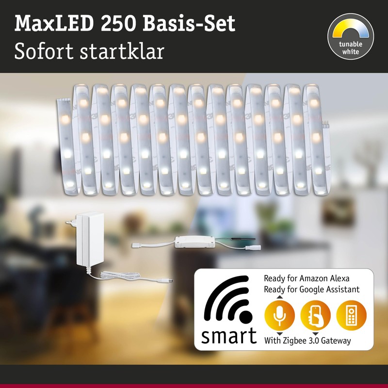Paulmann 78870 LED Stripe MaxLED 250 Basic Set Smart Home
