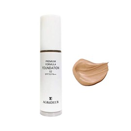 AGReDEUR SPF15 PA++ Premium Formula Foundation, Ochre 02 (Natural Skin Color), 1.1 oz (32 g)