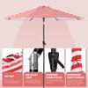 Tempera 9ft Patio Market Outdoor Table Umbrella with Push Button