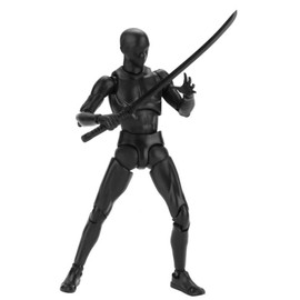 gnallang Action Figures PVC Model (Black Color) with Box Drawing Figure Models for Artists(Male)