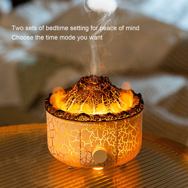 Volcano Diffuser with Remote Control 10W 560ml Tank 100‑240V 165mAh