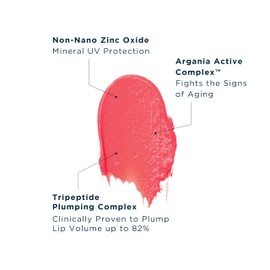 FRÉ Plump Me Peptide Lip Tint SPF 30 (Pampelonne) – 4-in-1 Plumping & Hydrating Mineral SPF 30 Lip Tint with 100% Non-Nano Zinc Oxide, Clean, Vegan Lip Care