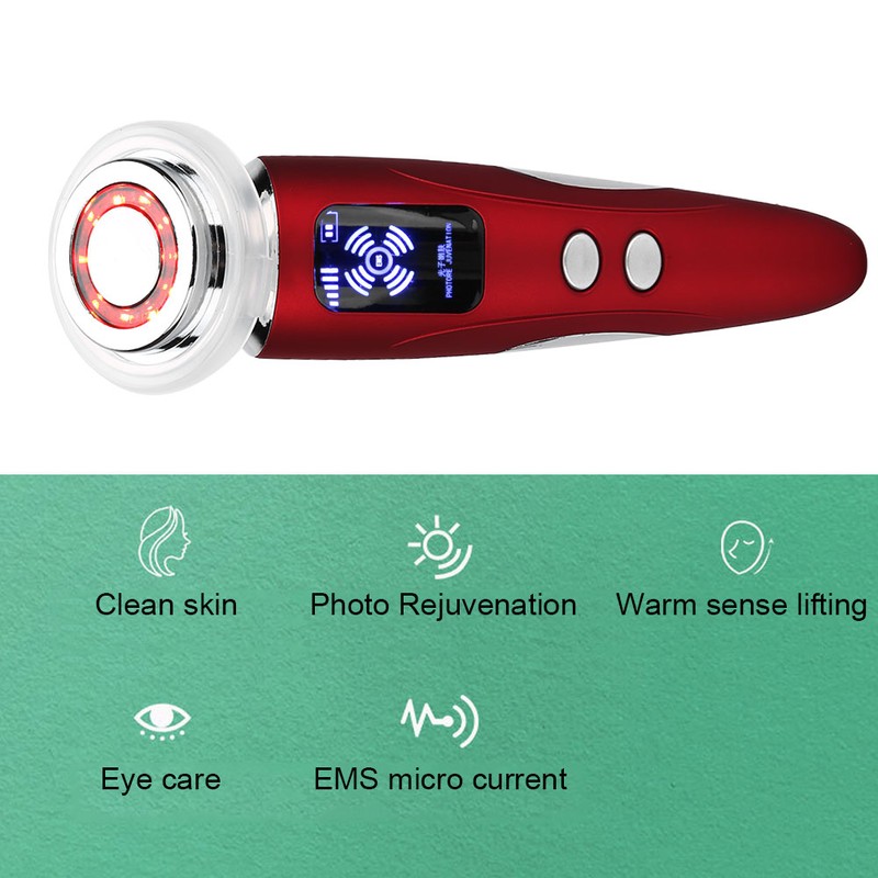 Color Light Skin Rejuvenation Machine Ion Skin Cleaning Serum Import