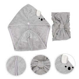 WOONEKY Shower Cap Hair Catcher Quick Dry Hair Turban Towel Women Absorbent Headband