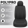 VarCozy Car Seat Covers Full Set, Front & Split Rear