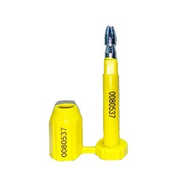 ZWY Bolt Seal Shipping Seal with Print Progressive Numbering for Cargo Containers and Truck Trailers, Cargo Container Seals Yellow 250PCS