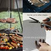 Non-Stick BBQ Grill Mesh Mat - Reusable and Fire Resistant