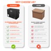 2 Pack Comic Book Storage Box, ELOBOON Fireproof & Water-Resistant