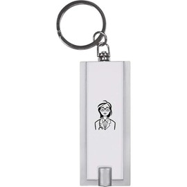 Azeeda 'Woman Doctor' Keyring LED Torch (KT00039443)