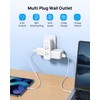 TROND Outlet Extender Surge Protector, 6 AC Outlet Splitter with
